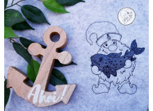 Stickdatei - 10 Seebär Gnom 10